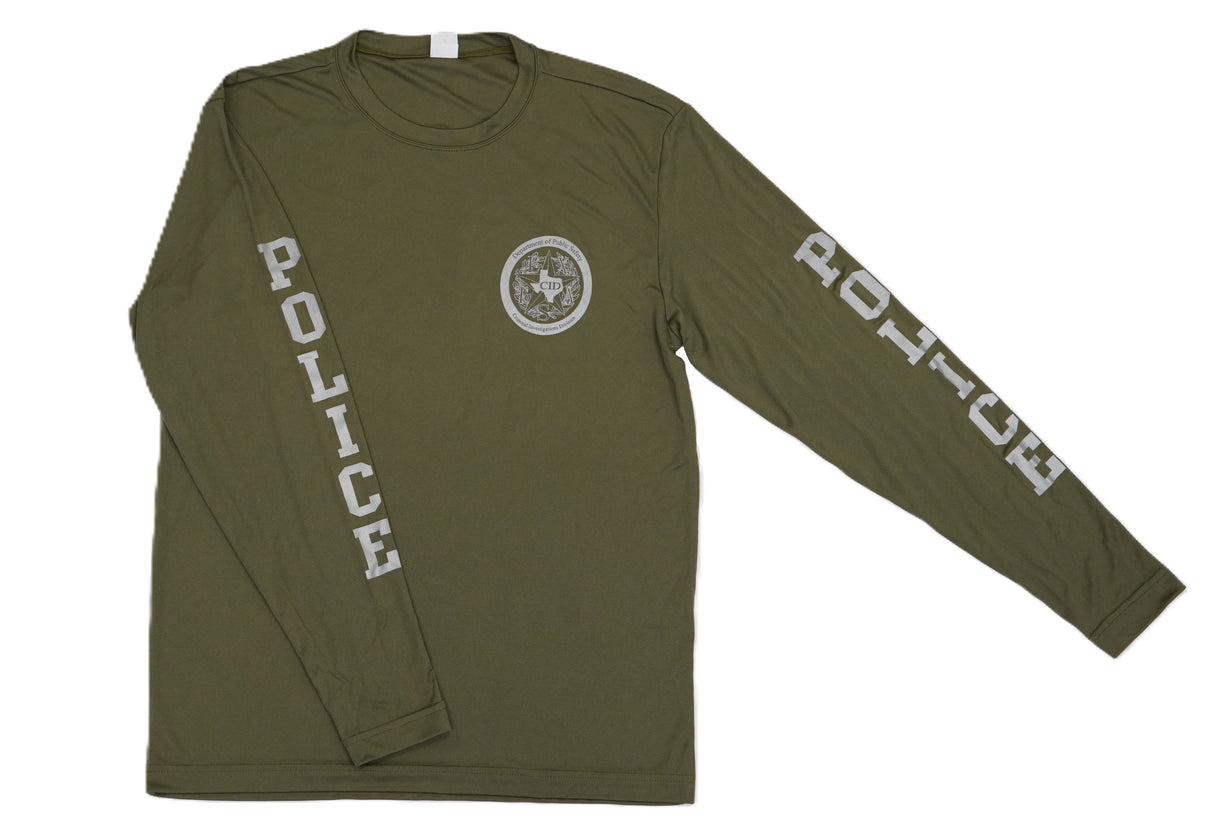 CID State Police DriFit Shirts- Long Sleeve