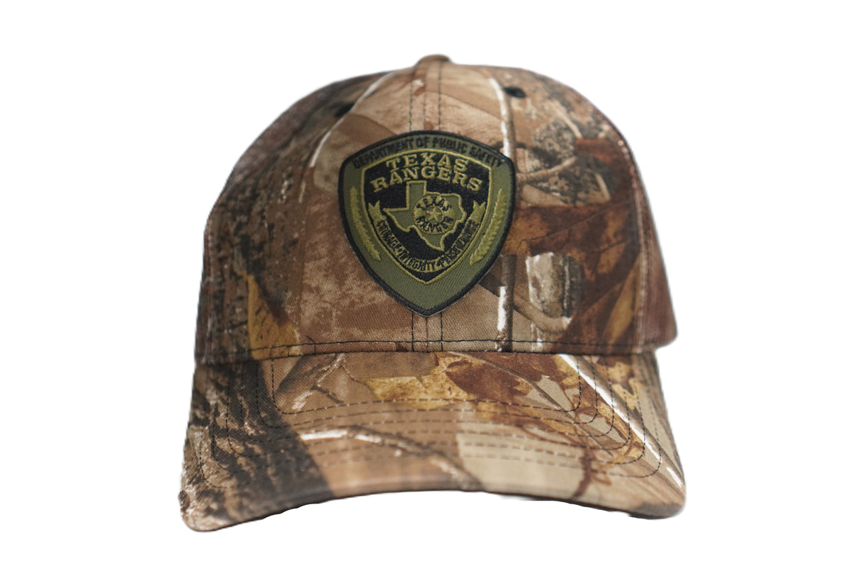 OD Green Texas Ranger Patch Mossy Oak Cap