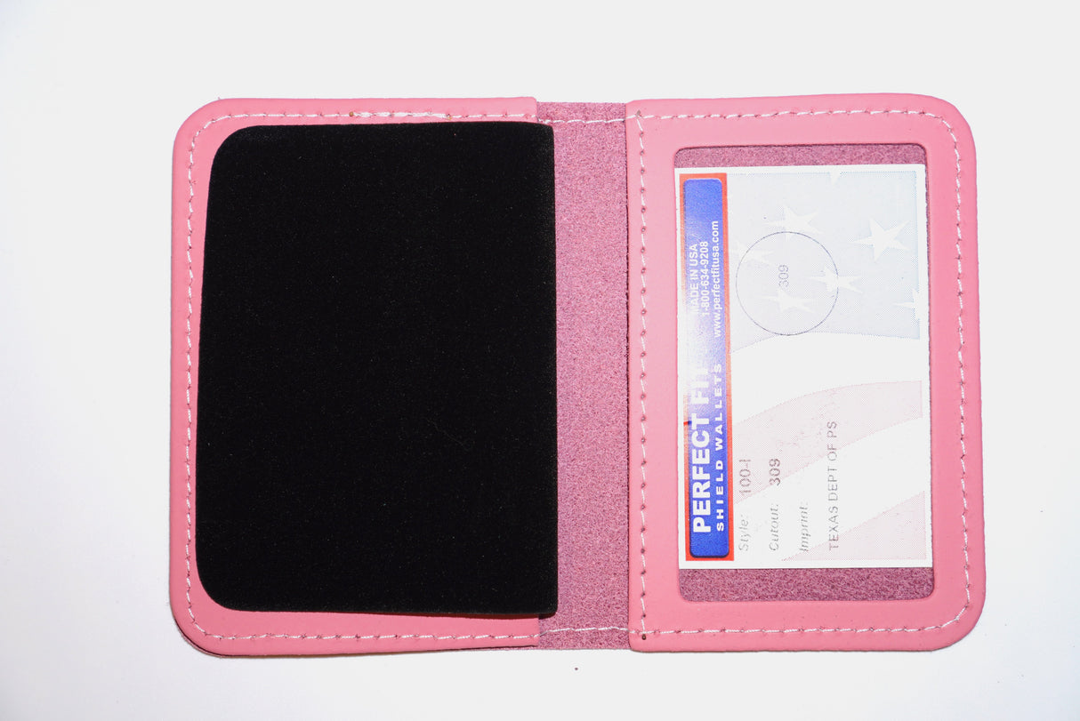 Pink DPSOA Single Fold Badge Holder