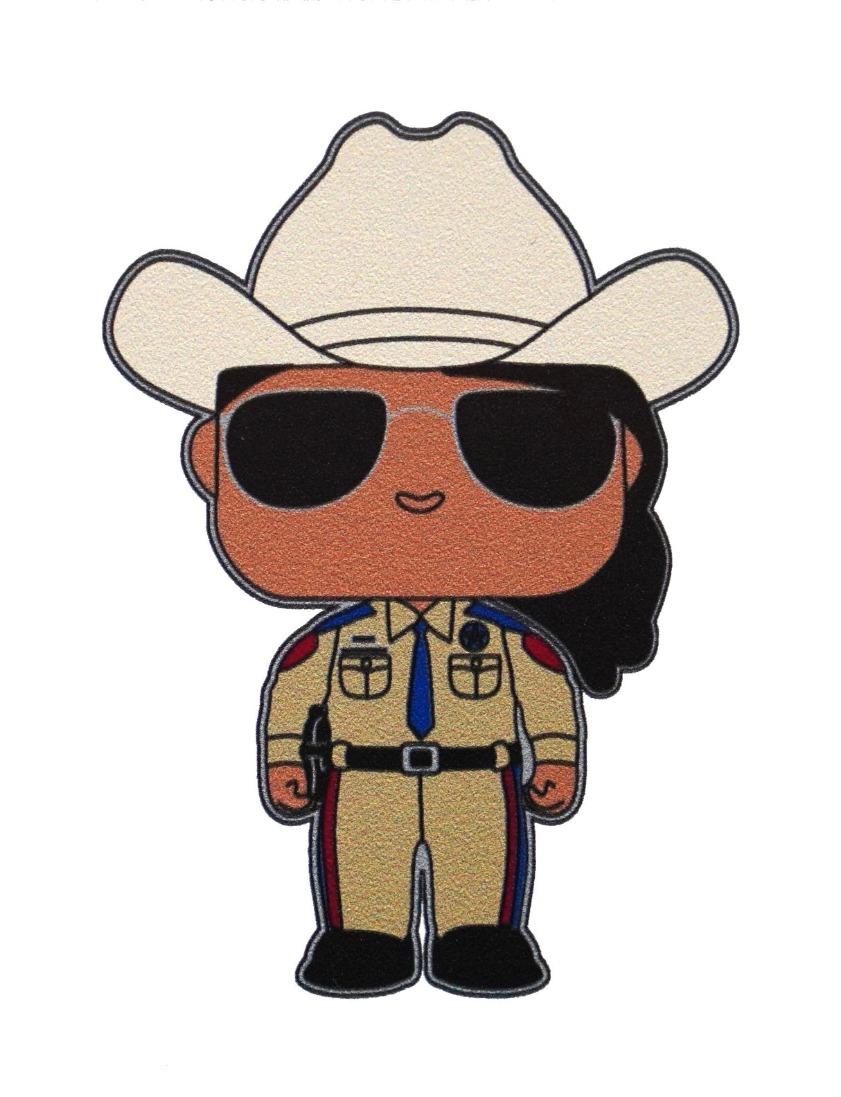 Male and Female Trooper Sticker