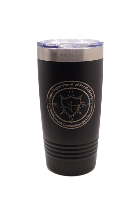 20oz Stainless Steel Black Tumblers