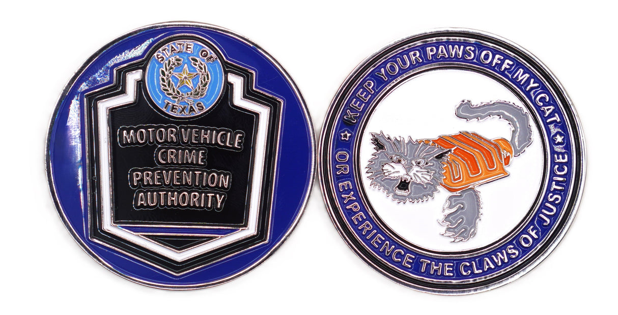 Motor Vehicle Crime Prevention Authority Conference Coin