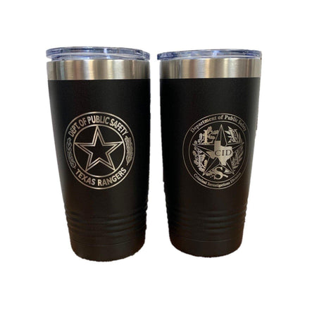 20oz Stainless Steel Black Tumblers