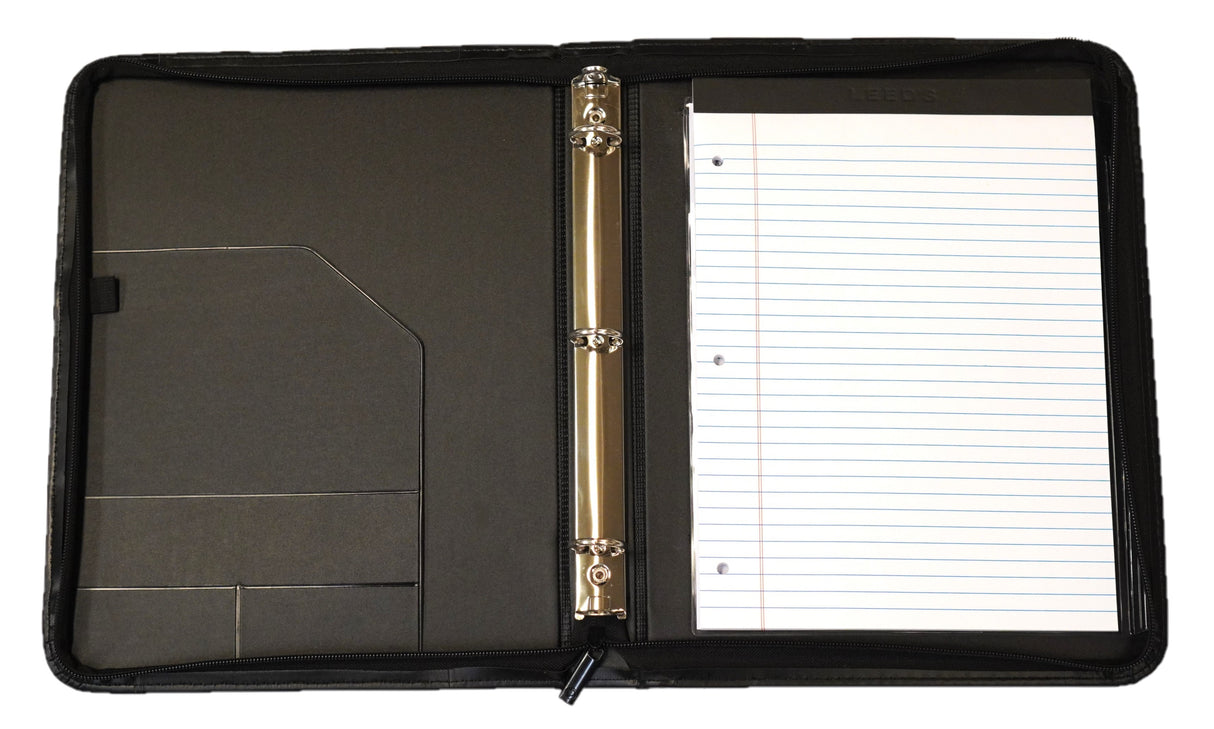 DPS Black Padfolio w/ Handle