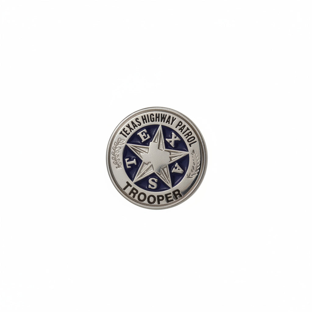 Trooper Badge Lapel Pins and Tie Tacks