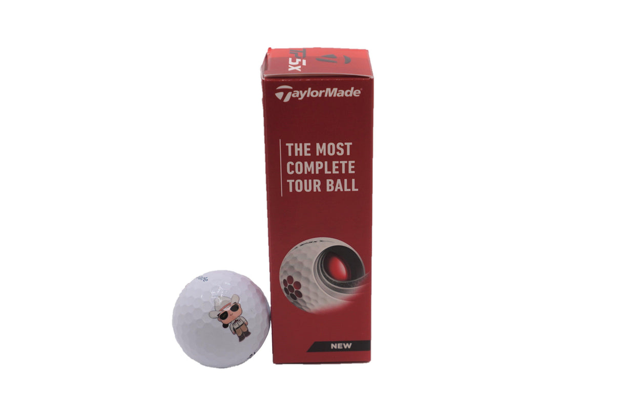 Male and Female Texas Ranger Golf Balls