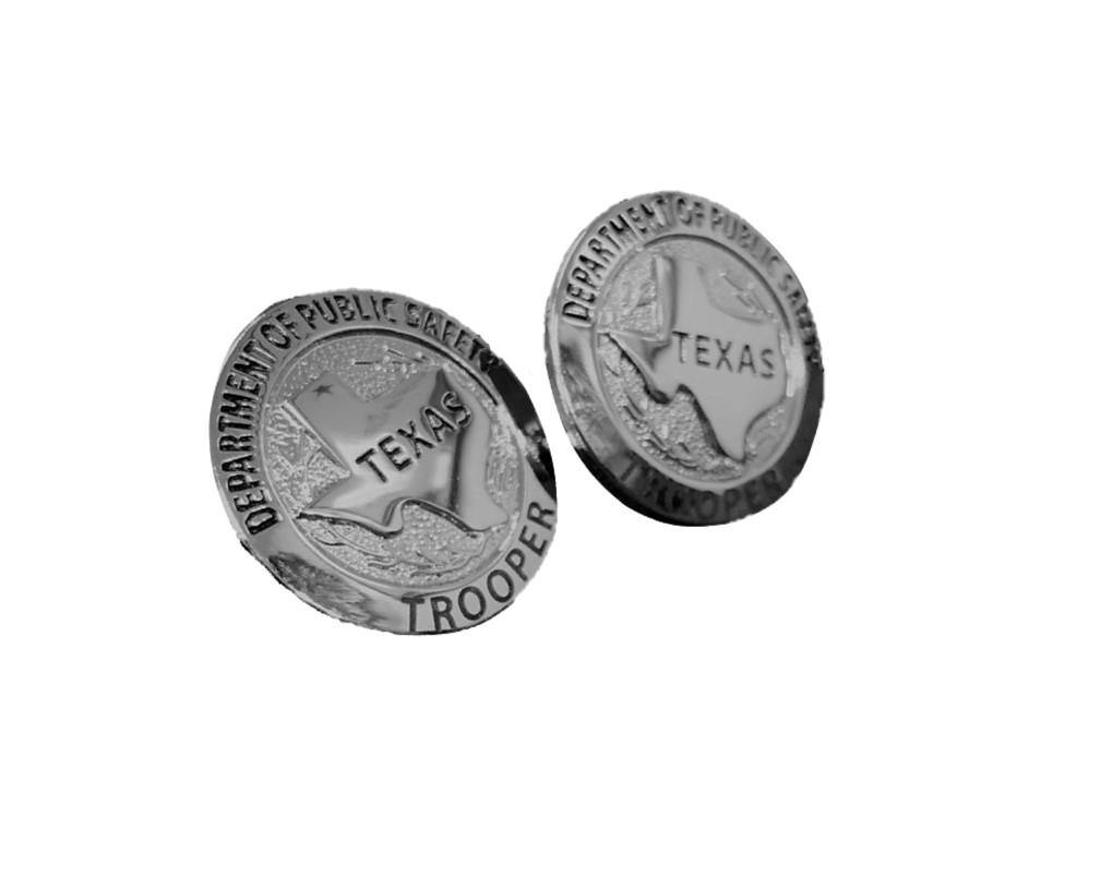 Old Badge Silver Stud Earring's