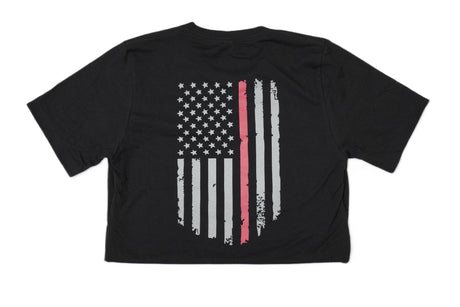 Pink U.S.A. Flag T-shirt