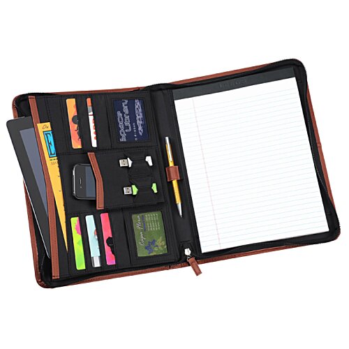 DPS Large Zippered Padfolio