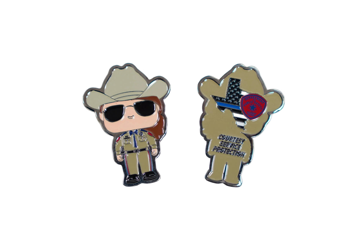 Female Trooper Coin