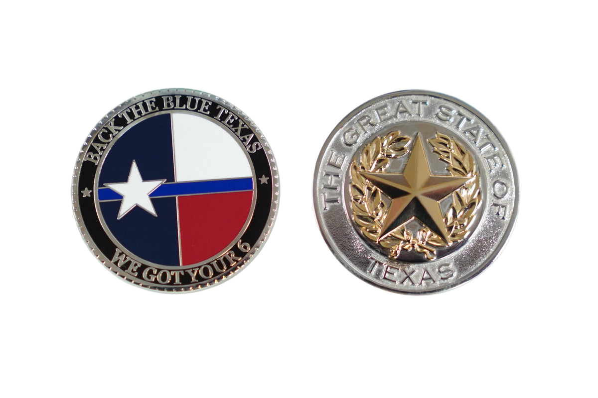 Blueline Texas Coin