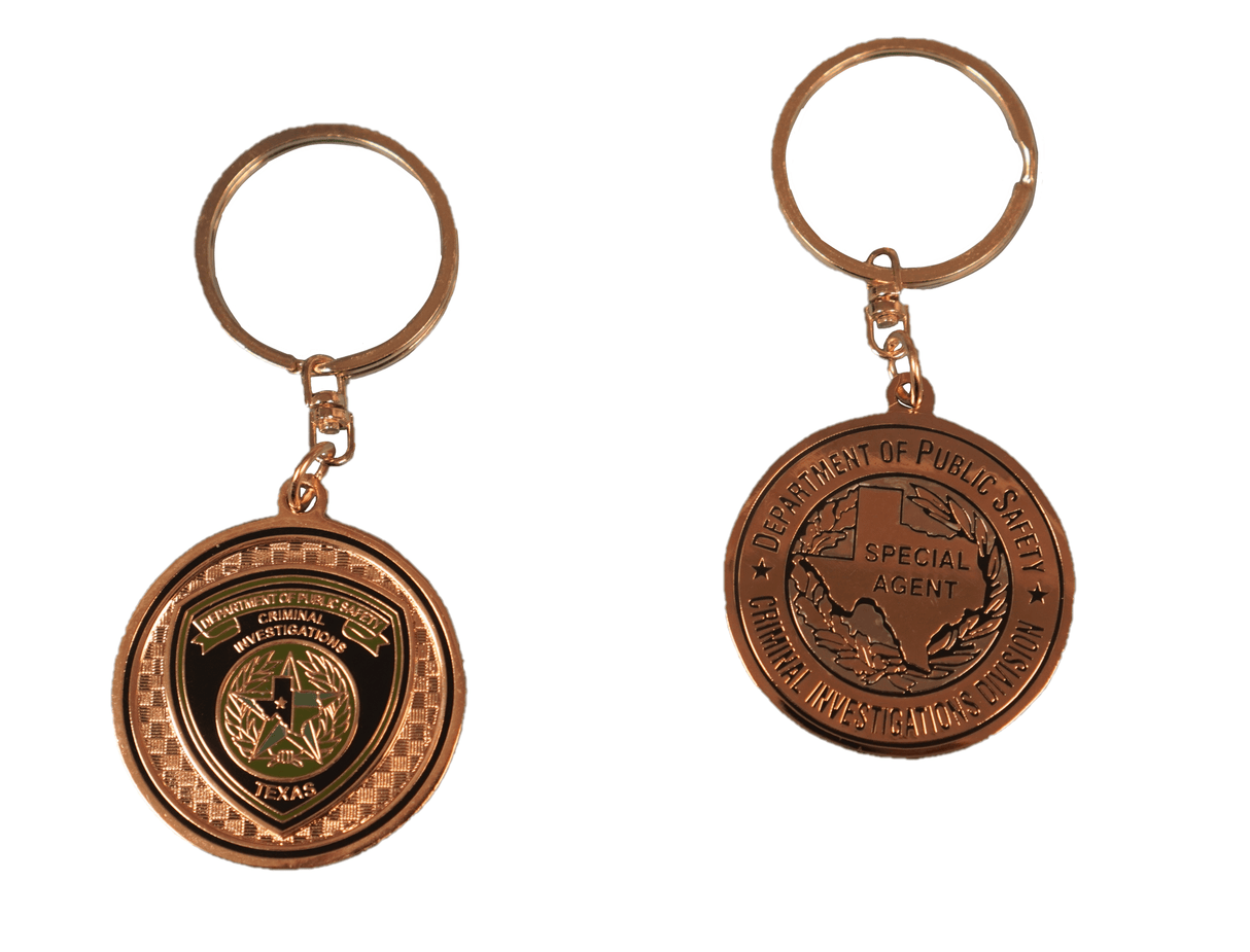 CID Patch coin keychain