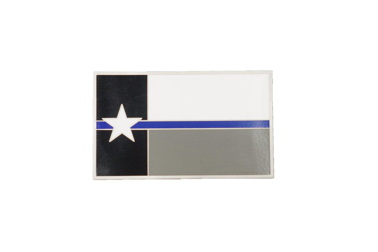 Texas Flag Blueline Emblem