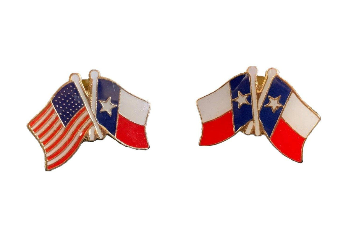Texas and U.S.A. Lapel Pins