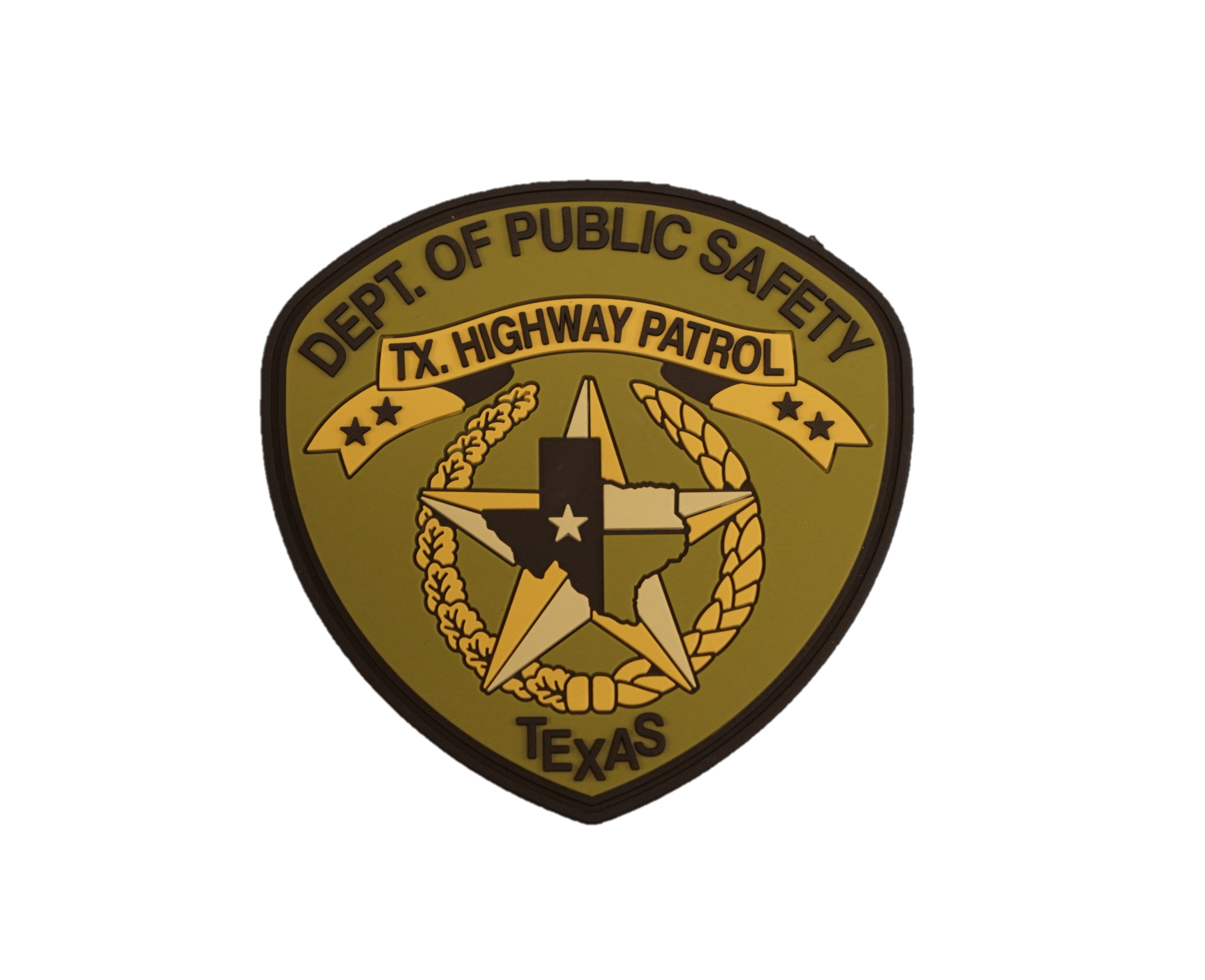 TEXAS RANGERS SWAT DPS PUBLIC SAFETY PATCH (Subdued -Gray)