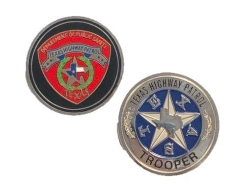 Red Patch- Trooper Badge Coin
