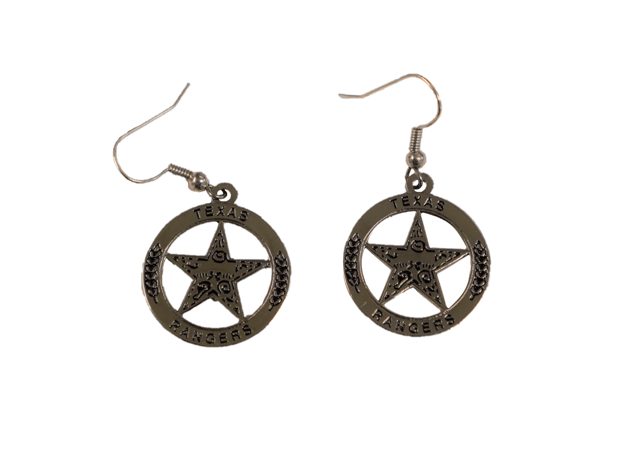 Texas Ranger Earrings - Dangle
