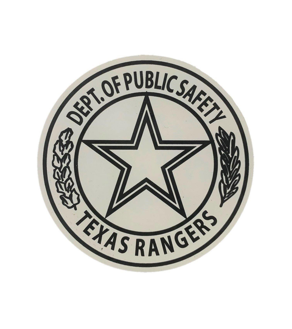 Texas Ranger Badge Sticker
