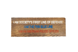 Thin Blueline Plaque